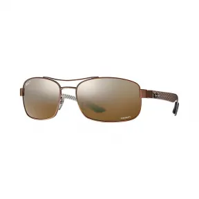 Ray-Ban 雷朋 Rb8318 Chromance RB8318CH 浅茶色 - 金属 - 茶色 偏光镜片 - 0RB8318CH121/A262