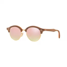 Ray-Ban 雷朋 Clubround Wood RB4246M 茶色 - 木 - 古铜色 镜片 - 0RB4246M12187O51