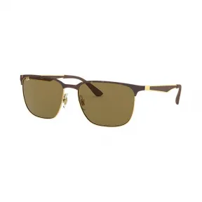 Ray-Ban 雷朋 RB3569 玳瑁色 - 金属 - 茶色 镜片 - 0RB356990087359