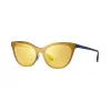 Ray-Ban 雷朋 Blaze Cat Eye RB3580N 蓝色 - 不锈钢 - 橘色 镜片 - 0RB3580N90377J43