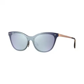 Ray-Ban 雷朋 Blaze Cat Eye RB3580N 古铜色 - 不锈钢 - 紫罗兰色 镜片 - 0RB3580N90391U43