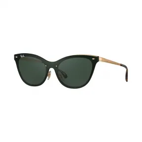 Ray-Ban 雷朋 Blaze Cat Eye RB3580N 金 - 不锈钢 - 绿色 镜片 - 0RB3580N043/7143