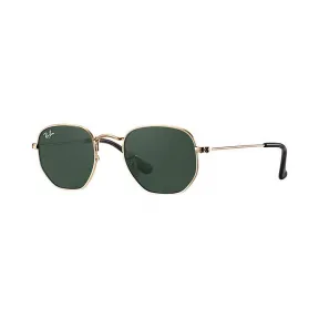 Ray-Ban 雷朋 儿童六边形款 RB9541SN 金 - 金属 - 绿色 镜片 - 0RJ9541SN223/7144