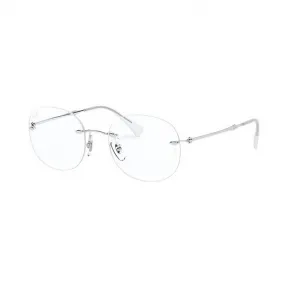 Ray-Ban 雷朋 光学眼镜 RB8747 银色 - 钛合金 - 0RX8747100250
