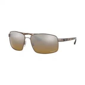 Ray-Ban 雷朋 RB3604CH 浅茶色 - 不锈钢 - 茶色 偏光镜片 - 0RB3604CH121/A262
