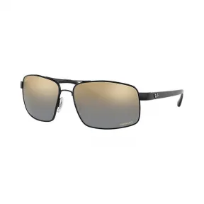 Ray-Ban 雷朋 RB3604CH 黑色 - 不锈钢 - 蓝色 偏光镜片 - 0RB3604CH002/J062