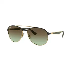 Ray-Ban 雷朋 RB3606 黑色 - 金属 - 茶色 镜片 - 0RB36069076E859