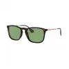 Ray-Ban 雷朋 克里斯 RB4187F 玳瑁色 - 注塑 - 绿色 镜片 - 0RB4187F6393/254