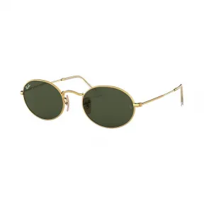 Ray-Ban 雷朋 Oval RB3547 金 - 金属 - 绿色 镜片 - 0RB3547001/3154