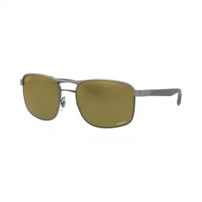 Ray-Ban 雷朋 Rb3660ch Chromance RB3660CH 枪色 - 金属 - 绿色 偏光镜片 - 0RB3660CH90756O58