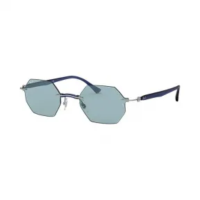 Ray-Ban 雷朋 RB8061 枪色 - 钛合金 - 蓝色 镜片 - 0RB8061004/8053