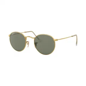 Ray-Ban 雷朋 圆形·金属 RB3447 金 - 金属 - 绿色 偏光镜片 - 0RB3447001/5850