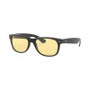 Ray-Ban 雷朋 新徒步旅行者·混色 RB2132F 黑色 - 尼龙 - 黄色 镜片 - 0RB2132F601/R655