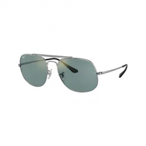 雷朋/Ray-Ban GENERAL 搭 银色 的 灰色 太阳眼镜 RB3561-003-52-57-17