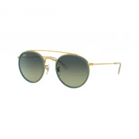 雷朋/Ray-Ban 圆型‧双梁 搭 金色 的 绿色 太阳眼镜 RB3647N-9235BH-51-22
