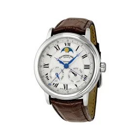 雷蒙威/Raymond Weil Maestro 39.5 MM 不锈钢 自动机械机芯 男表 2849-STC-00659