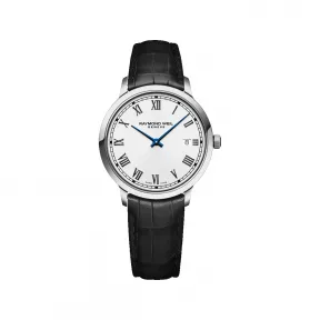 雷蒙威/Raymond Weil 经典白色表盘石英腕表 - 托卡塔系列 5485-STC-00359
