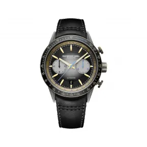 雷蒙威/Raymond Weil 男士机械双计时盘计时码表 - 自由骑士 43.5 MM 自动机械机芯 7780-TB3-20423