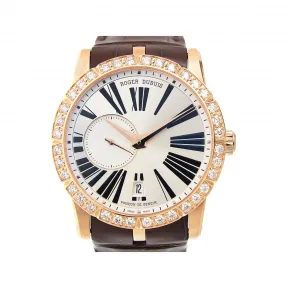 罗杰杜彼/RogerDubuis 王者系列 EXCALIBUR 42MM 18kt玫瑰金/钻 自动机械机芯 男表 RDDBEX0483