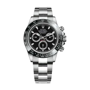 劳力士/Rolex 宇宙计型 黑熊猫迪通拿 自动上链机械计时恒动机芯  M116500LN-0002