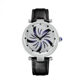 罗米/Ronald Mille 316L精钢 42mm  瑞士石英机芯 男表 R6205A2-1