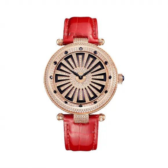 罗米/Ronald Mille 316L精钢 42mm 瑞士石英机芯 男表 R6205A4-3
