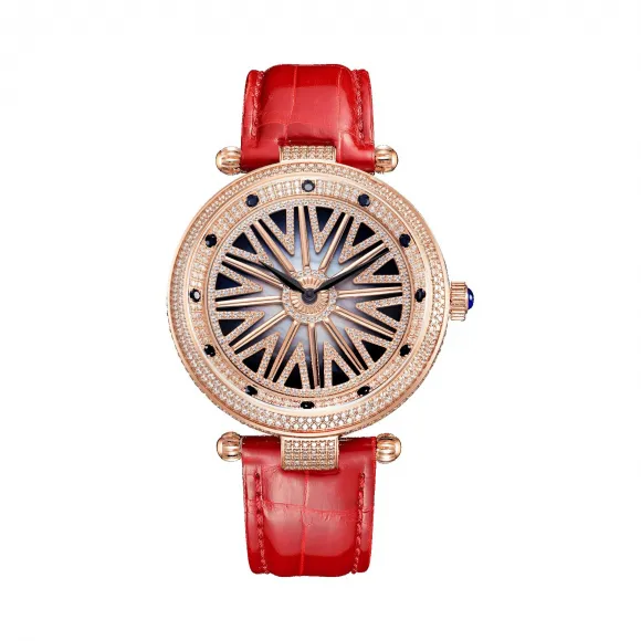 罗米/Ronald Mille 316L精钢 42mm 瑞士石英机芯 男表 R6205A5-3