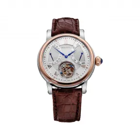 海鸥/Seagull 陀飞轮系列 43mm 精钢镶嵌18k金表圈 自动机械机芯 男表 218.97.7022VG