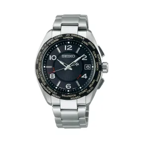 精工/Seiko 39.5 MM 钛金属 太阳能电波表 男表 SAGZ107