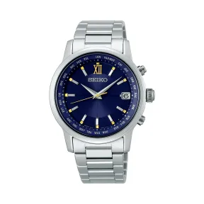 精工/Seiko 38.5 MM 钛金属 太阳能电波表 男表 SAGZ109