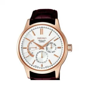 精工/Seiko Japan Domestic系列 不锈钢镀金 自动机械机芯 男表 SARC018J