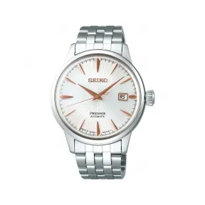 精工/Seiko 40.5 MM 不锈钢 自动上弦机械机芯(可手动上弦) 男表 SARY137