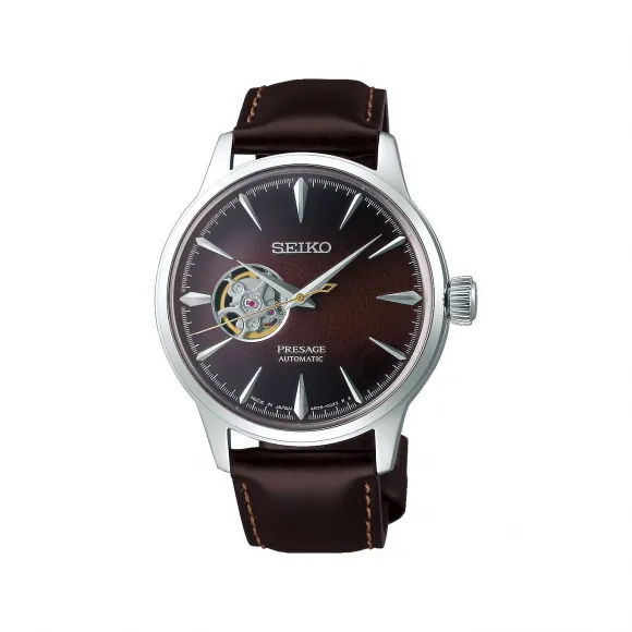 精工/Seiko 40.5 MM 不锈钢 自动上弦机械机芯(可手动上弦) 男表 SARY157