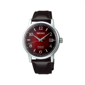 精工/Seiko 38.5 MM 不锈钢 自动上弦机械机芯(可手动上弦) 男表 SARY163