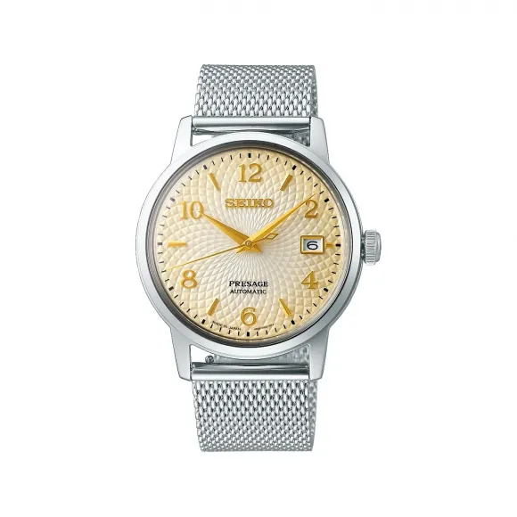 精工/Seiko 38.5 MM 不锈钢 自动上弦机械机芯(可手动上弦) 男表 SARY177