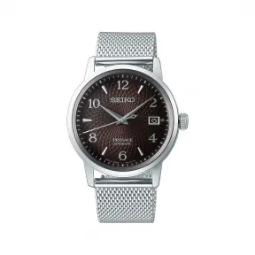 精工/Seiko 38.5 MM 不锈钢 自动上弦机械机芯(可手动上弦) 男表 SARY179