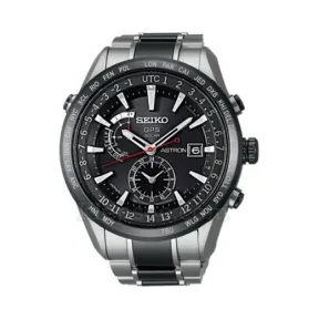 精工/Seiko Astron系列 高强度白钛，陶瓷表圈 太阳电能 男表 SAS029J1