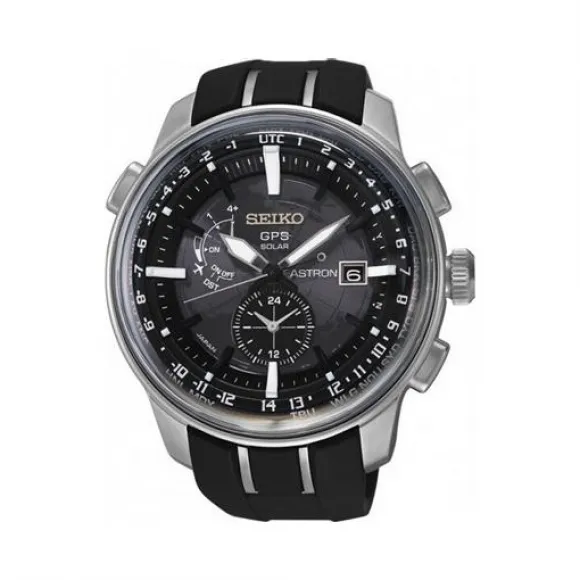 精工/Seiko Astron系列 不锈钢 太阳电能 男表 SAS031J1