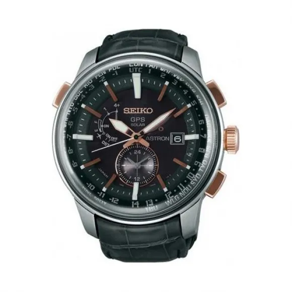 精工/Seiko Astron系列 不锈钢 太阳电能 男表 SAS038J1