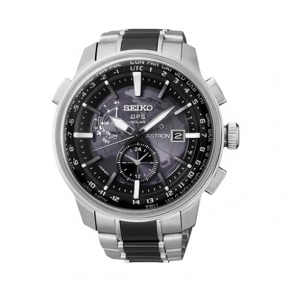精工/Seiko Astron系列 不锈钢 太阳电能 男表 SAS039J1