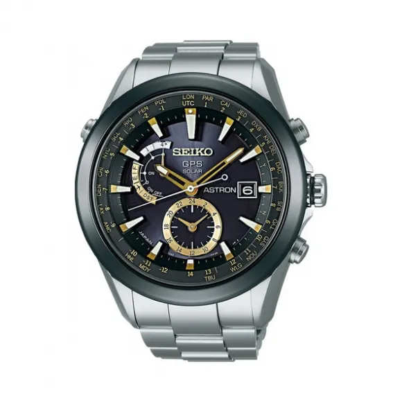 精工/Seiko Astron系列 高强度钛金属 石英机芯 男表 SAST005G