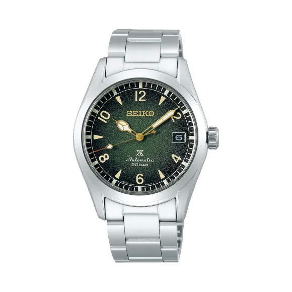 精工/Seiko 38.0 MM 不锈钢 自动上弦机械机芯(可手动上弦) 男表 SBDC115