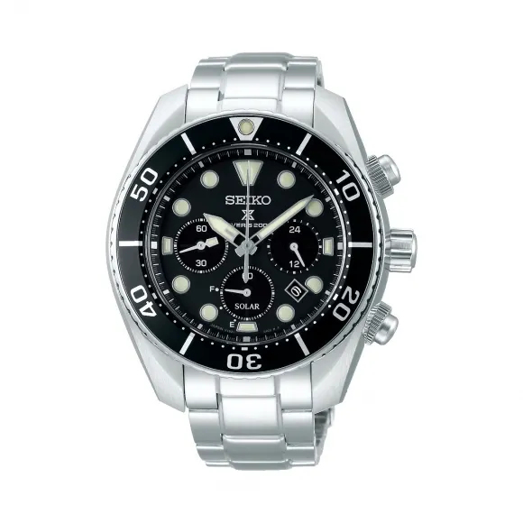 精工/Seiko 44.5 MM 不锈钢 太阳能 男表 SBDL061