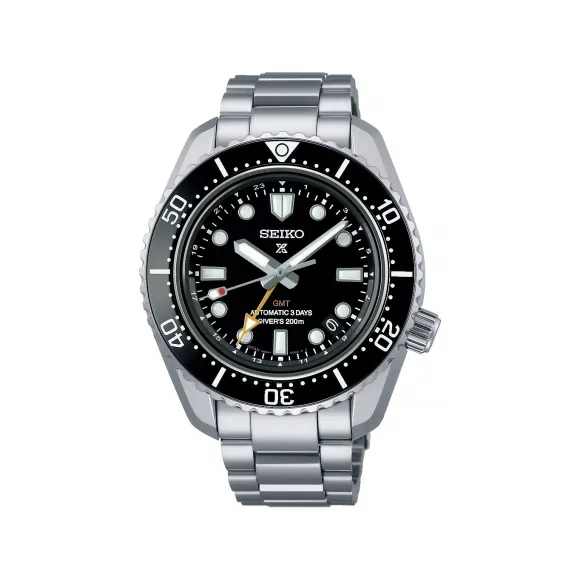 精工/Seiko Prospex系列 42.0MM 不锈钢（边框：陶瓷显示板） 机械自动上弦（带手动上弦） 男士 SBEJ011