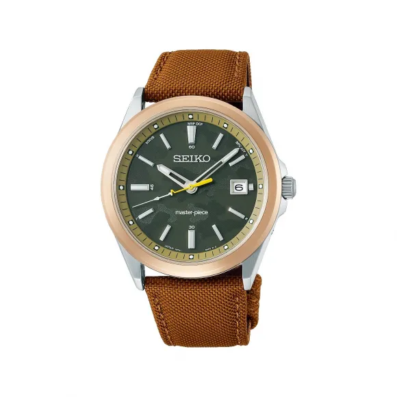 精工/Seiko seikoselection系列 39.8MM 不锈钢 太阳能 男表 SBTM314
