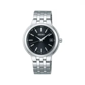 精工/Seiko Seikoselection系列 37.7MM 不锈钢 太阳能机芯 男士 SBTM335