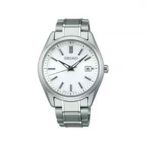 精工/Seiko Seikoselection系列 39.5MM 纯钛 太阳无线电波校正 男士 SBTM337