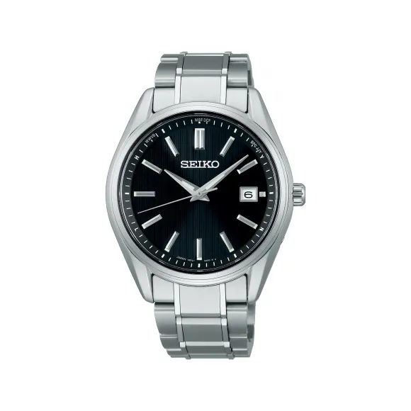 精工/Seiko Seikoselection系列 39.5MM 纯钛 太阳无线电波校正 男士 SBTM341