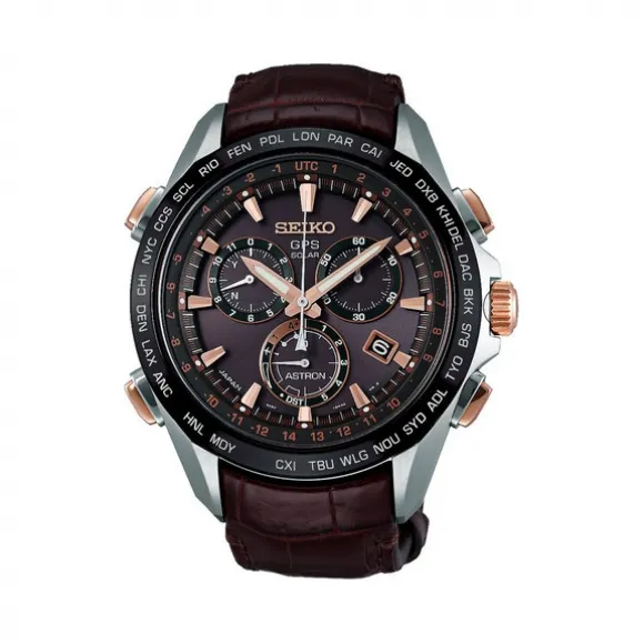 精工/Seiko Astron系列 钛合金 石英机芯 男表 SBXB025