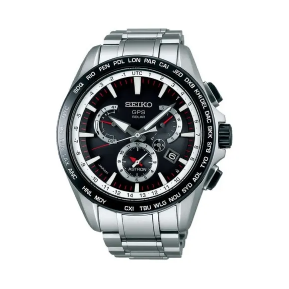 精工/Seiko Astron系列 精钢 石英机芯 男表 SBXB051